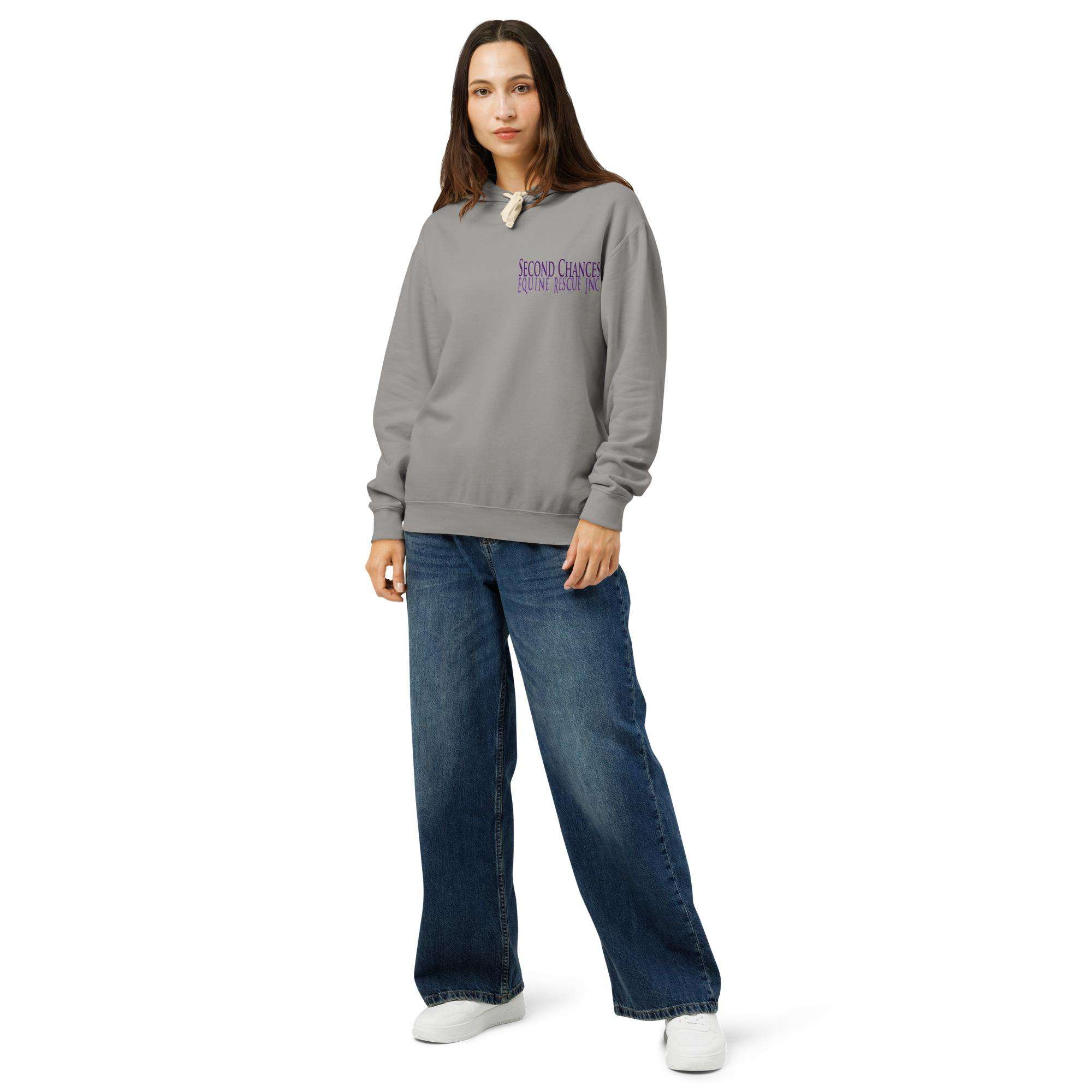 Unisex Logo lightweight hoodie - Image 5